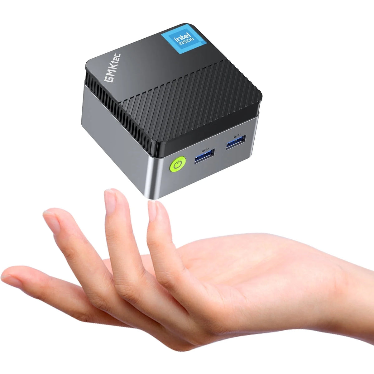GMKtec Mini PC, 12GB RAM 256GB SSD, Intel Alder Lake N97 (up to