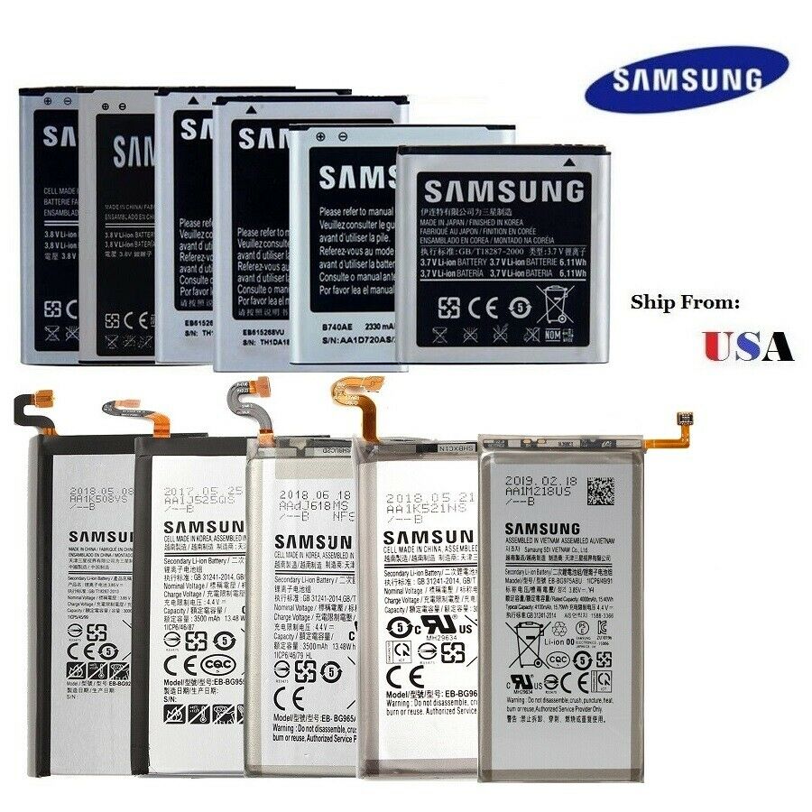 Ring tilbage Bule Let at forstå OEM Battery Samsung Galaxy S3 S4 S5 S6 S7 S8 S9 S10 Note 2 3 4 5 8 9 E –  TECHDaddy Accs