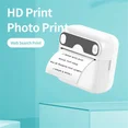 Mini Pocket Printer, Portable Bluetooth Thermal Printer, for Android or IOS APP, Inkless Printer Kids, Friends