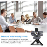 Webcam with Microphone for Desktop,1080P HD USB Webcam for PC Desktop & Laptop,with Privacy Cover&Webcam Tripod, Plug and Play,for Conferencing and Video Calling Best seller