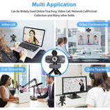 Webcam with Microphone for Desktop,1080P HD USB Webcam for PC Desktop & Laptop,with Privacy Cover&Webcam Tripod, Plug and Play,for Conferencing and Video Calling Best seller