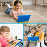 BESTSKI Android 14 10inch Kids Tablet with Protective Case,Octa-Core,8GB RAM+64GB Rom(1TB Expandable)Dual Camera,Parental Control,Pre-Intalled KIDOZ,Great Gift for Toddler-Blue