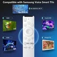 Voice Remote for Samsung Smart TV Remote Control Replacement, Universal for Samsung Frame Crystal QLED OLED UHD 4K 8K Voice Smart TV
