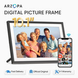WiFi Digital Touch Screen Photo Frame 10.1 Inch 32GB Touchscreen Video Frame Electronic PhotoFrame Digital Picture Frame Auto Rotate Decor Gift