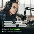 FIFINE K688 XLR USB Podcast Microphone with Boom Arm for PC Computer, Studio Dynamic Microphone Kit for Music Recording with Mute, Monitor-K688CT
