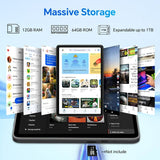 Blackview Android Tablet Tab 20 Wifi 4GB RAM 64GB ROM 10.1 inch Tablet with Case Wi-Fi 6 Google GMS, Gray