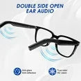 Ai Smart Glasses with Translation-Bluetooth Music Glasses-Anti-Blue Light Audio Eyewear with Music Play/Hands-Free Calling,Multifunctional Headphones Glasses for Men Women.