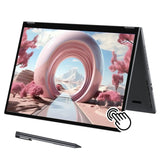 CHUWI FreeBook 13.5" Touchscreen Laptop 512GB SSD 12GB RAM,Intel Quad-Core N100(Beat to Core i3-1115G4, Up to 3.4GHz),Windows 11,2 in 1 Gaming Tablet Notebook Computer,IPS Display