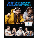 GearUP Gaming Router WiFi Booster - Free 90-Day GearUP Booster Subscription, AX3000 WiFi 6 HYPEREV Wireless Router for Console PS5/PS4/Xbox/Switch/PC, 2402Mbps 5GHz & 2.4GHz, Ethernet Port Popular pick