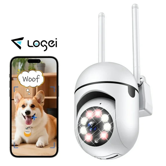Losei 1080P Indoor WiFi PTZ Security Camera, Detection for Baby and Pet Monitor, 360-Degree for Home Security,Smart Motion Tracking,2 Way Audio, Night Vision, Compatible with Alexa