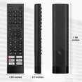 Replacement for Hisense Smart TV Remote Control,Compatible with Hisense 4K UHD Series Android Smart TVs.(NO Voice Function)