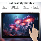Tablet 10.1 Inch Android 15.0 OS, 2 in 1 Tablets, 64GB ROM+8GB RAM, 8MP Camera, Quad-core Processor, 6000mAh Battery, 1280*800 FHD, Include Keyboard, Mouse, Case, Stylus
