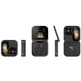 2025 2025 New Mini Flip Mobile Phone 2 SIM Card Small Display Foldable Cell Phone Unlocked Flip Phone 2G Flip Cell Phone For Seniors Clearance