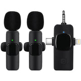 2.4GHz Wireless Lavalier Microphone, Portable Mini Mic with High-Quality Materials & Smart Chip for Audio/Video Recording