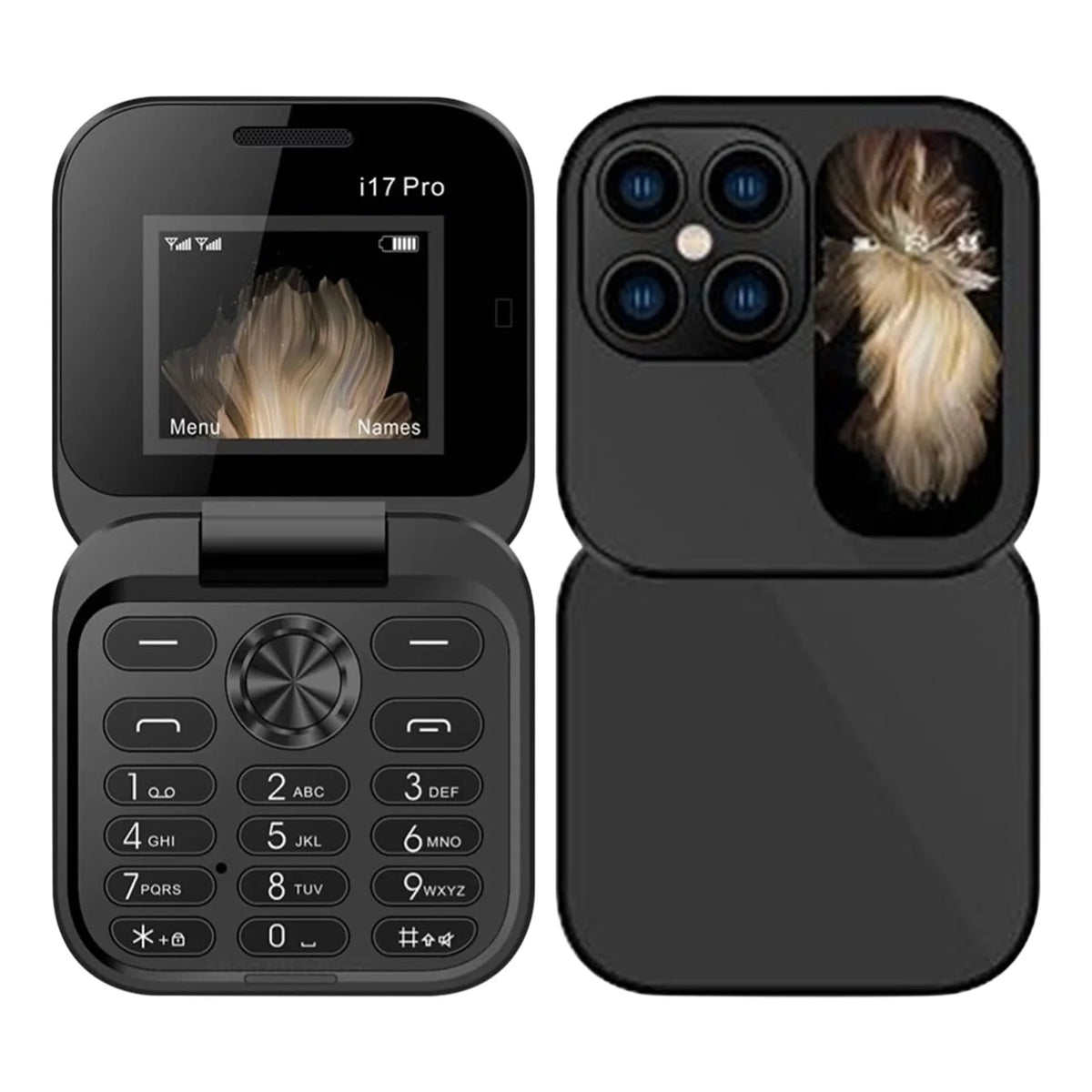 2025 2025 New Mini Flip Mobile Phone 2 SIM Card Small Display Foldable ...