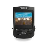 Rexing 1080p Dash Cam with 170° Wide Angle, 24/7 Parking Monitor, Loop Recording, G-Sensor, Dual Mount Options & 32GB Card Included