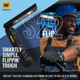 Cat S22 | Rugged Flip Phone | 16GB 2GB RAM | IP68 | 4G LTE | T-Mobile Unlocked