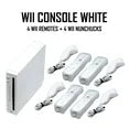 Restored Wii Console White - Four Voomwa Remotes - Wii Sports (Refurbished)