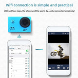 Roamix Vision 4k Action Camera, Roamix Vision+ 4K, DV HD Waterproof Outdoor Underwater Camera, Outdoor Waterproof Sports Cameras for Photography and Diving Enthusiasts