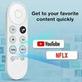 Voice Replacement for Google-Chromecast-Remote, for Chromecast with Google TV Remote & Google TV Streamer (Only for Snow Chromecast Google).