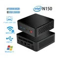 Mini PC NAS, Intel Alder Lake N150 , Win 11 Pro Desktop Computer,8G DDR5 256G CCD EMMC M.2 NVMe 2280 Slots, Network Attached Storage, NucBox LM05