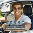Smart Glasses with Auto-Tinting Lenses - Touch Control, HD Audio, Built-in Mic - Wireless, Rechargeable, Anti-Blue Light for Work/Driving