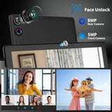 Android 14 Tablet 10 inch,Octa Core Ips HD Touch Screen,12GB RAM + 64GB ROM(TF 1TB), Widevine L1,5000mAh, Wi-Fi 6,Face Unlocked,Black+Keyboard & Mouse Set Black