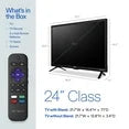 onn 24” Class HD (720P) LED Roku Smart Television (100012590)