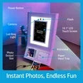 HP Sprocket Photo Booth Printer, 10.1 Inch Touchscreen, 3x4 Prints, White