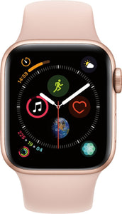 Apple Watch Series 4 (GPS) 40mm Gold Aluminum Case with Pink Sand Sport Band - Gold Aluminum