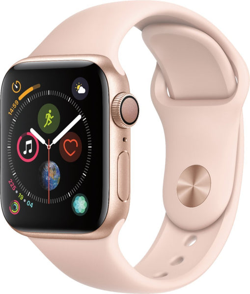 アップルウォッチ　シリーズ4  40mm Apple Watch Series 4 (GPS) 40mm Gold Aluminum Case with Pink Sand