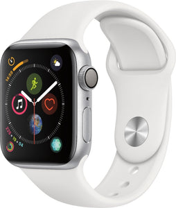 Apple Watch Series (GPS) 40mm Silver Aluminum Case with White