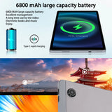 11inch 2K Tablet Android 14 with Octa-Core Processor,12GB RAM 128GB ROM(1TB TF Extensions),2000x1200 FHD IPS Display,8MP+13MP, Split-Screen, 6800mAh,Wi-Fi 6,Gray with Case & Pen