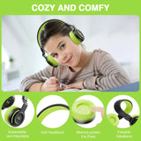 Seenda Kids Bluetooth Headphones for Girls Boys, Wired & Wireless Headphones for Kids with Microphone, 85/94dB Safe Volume, Colorful LED Light, 35Hrs Playtime, Back to School Gifts for Kids