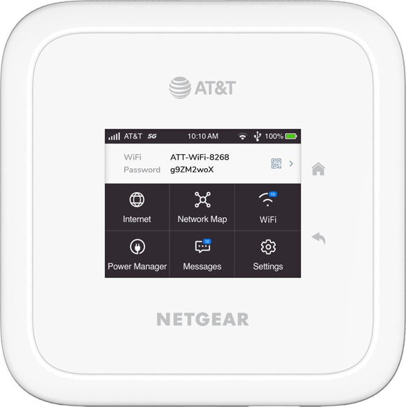 NETGEAR - Nighthawk M6 5G Mobile Hotspot (AT&T) - White