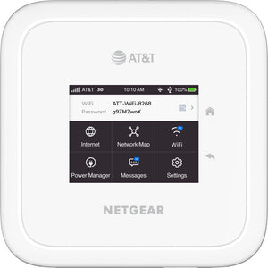 NETGEAR - Nighthawk M6 5G WiFi 6 Hotspot  (Unlocked) - White