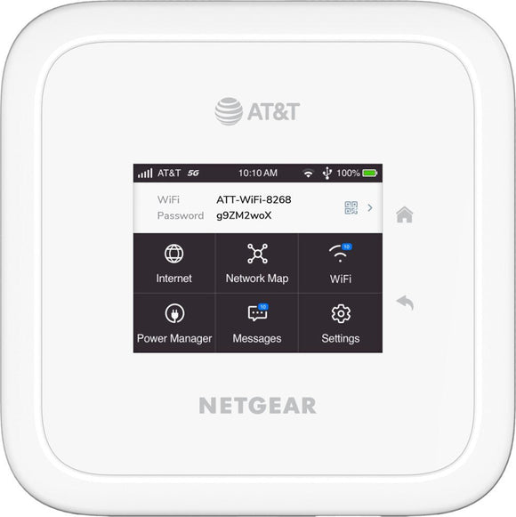 NETGEAR - Nighthawk M6 5G WiFi 6 Hotspot  (Unlocked) - White