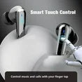 Wireless Active Noise Cancelling Earbuds with Touch Screen Anc Transparency Mode Ear Buds Noise Cancelling Bluetooth Earbuds Active Noise Canceling Ear Buds