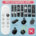Voice Replacement for Google-Chromecast-Remote, for Chromecast with Google TV Remote & Google TV Streamer (Only for Snow Chromecast Google).