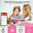 niuniutab Kids Tablet,7 inch Android for Kids, 3+5GB RAM 64GB ROM, 1024x600 IPS HD Touchscreen, Tablet with Parental Control, WiFi, Bluetooth,Quad-core(Purple)