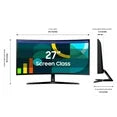 Samsung 27" Essential S3 (S36GD) FHD 100Hz Curved Monitor - LS27D36DGANXZA