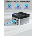 GMKtec Mini PC, 12GB RAM 256GB SSD, Intel Alder Lake N97 (up to 3.60GHz) ,Windows 11 Pro Desktop Mini Computers, Wifi 5/Bluetooth 5.0, Dual HDMI, Nucbox G5
