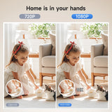 Losei 1080P Indoor WiFi PTZ Security Camera, Detection for Baby and Pet Monitor, 360-Degree for Home Security,Smart Motion Tracking,2 Way Audio, Night Vision, Compatible with Alexa