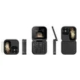 2024 New I17pro Mini Flip Phone Keypad Non-smartphone Elderly Phone 2G Network Foldable Multilingual Dial Phone Speed Radio t big flip phone,foldable New seniors tmobile phone,small father'
