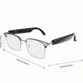 Smart Glasses with Auto-Tinting Lenses - Touch Control, HD Audio, Built-in Mic - Wireless, Rechargeable, Anti-Blue Light for Work/Driving
