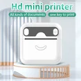 Mini Pocket Printer, Portable Bluetooth Thermal Printer, for Android or IOS APP, Inkless Printer Kids, Friends