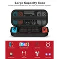 Switch Carrying Case for Nintendo Switch 2/Nintendo Switch OLED,Black