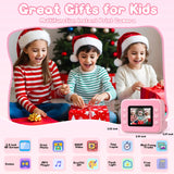 Gofunly 2.4" Instant Print Camera for Kids, 1080P HD Instant Kids Camera 32G Card & Photo Paper , Pink for Girls Boys Age 6-12 Birthday Gifts - Pink