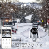 BUBO 1080P WiFi Outdoor Floodlight Camera with Motion Sensor, Color Night Vision, 2-Way Audio, Siren, IP65, 64GB SD, Alexa Compatible