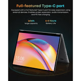 CHUWI FreeBook 13.5" Touchscreen Laptop 512GB SSD 12GB RAM,Intel Quad-Core N100(Beat to Core i3-1115G4, Up to 3.4GHz),Windows 11,2 in 1 Gaming Tablet Notebook Computer,IPS Display